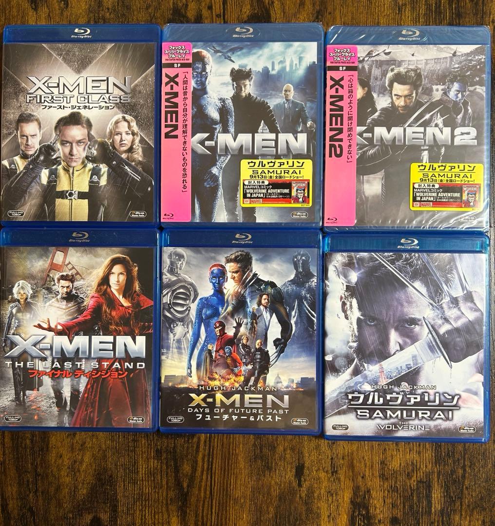 X-MEN ブルーレイ 6枚セット ウルヴァリン まとめ売り マーベル - メルカリ
