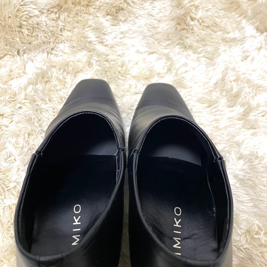 HIMIKO 卑弥呼　スクエアトゥサイドゴアパンプス/631310 22.5cm