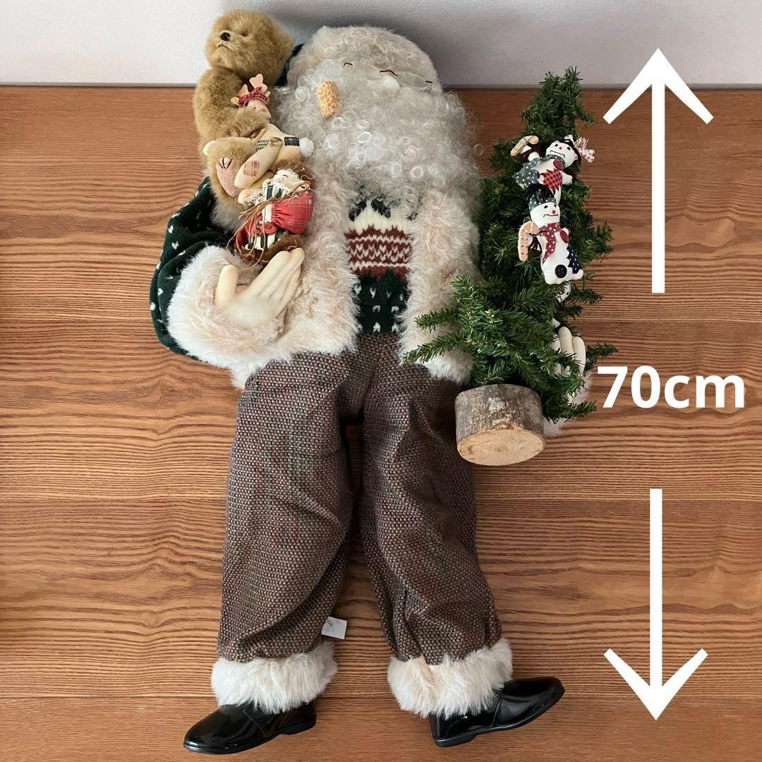 海外作家 ハンドメイド ヴィンテージ サンタクロース 人形 - メルカリ