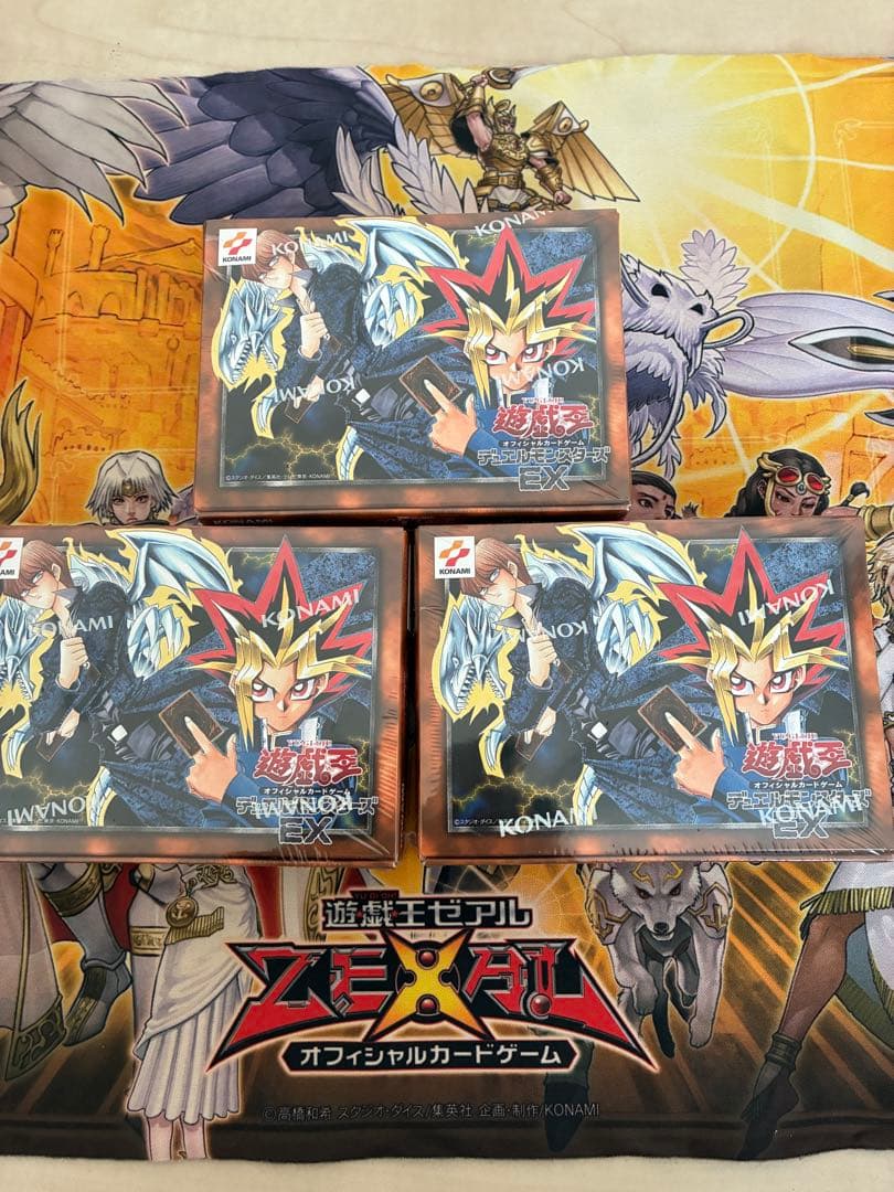 新品未開封 遊戯王 デュエルモンスターズ EX 復刻版 3box シュリンク