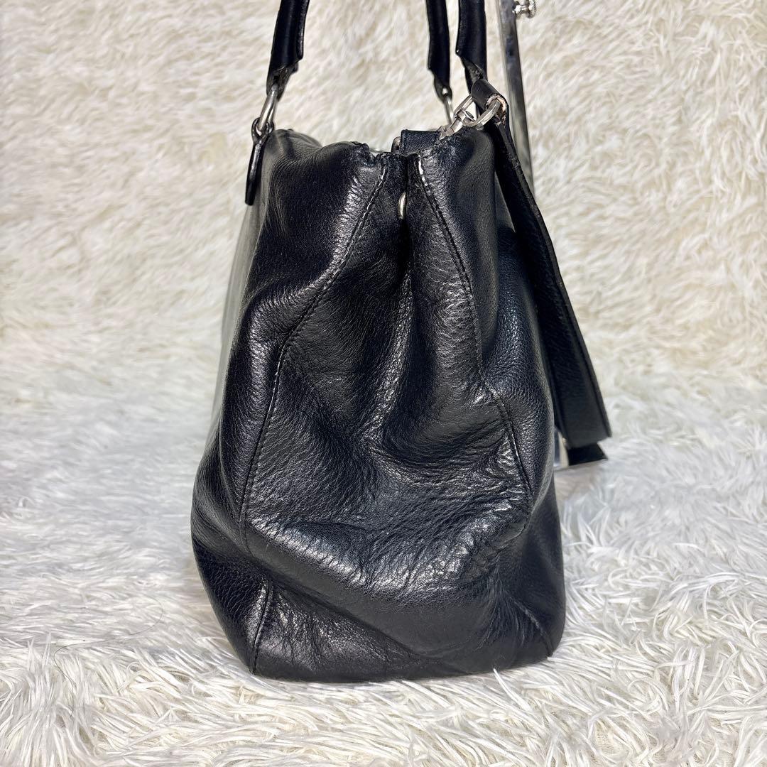 J&M DAVIDSON 2WAY レザー ハンド バッグ 肩掛け 大容量 A4 - メルカリ