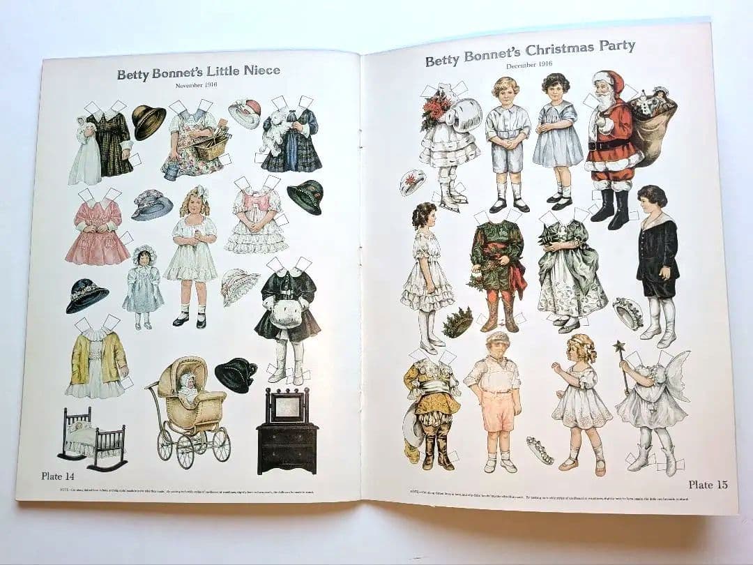 洋書 アンティーク ペーパードールズ等 5冊セット