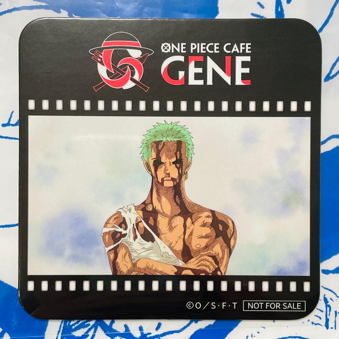 ワンピースカフェ GENE ゾロ コースター 購入特典 何もなかった - メルカリ