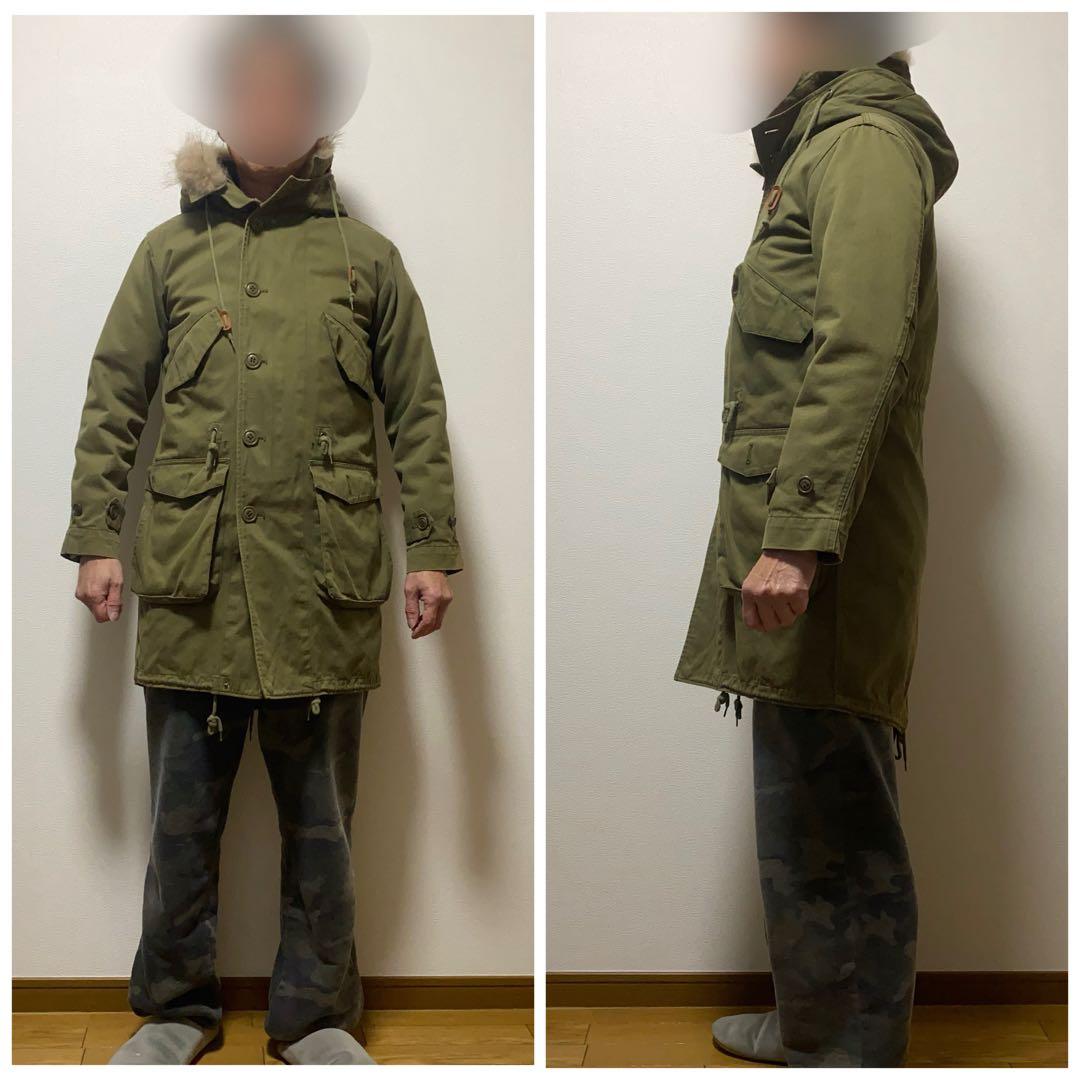 HOUSTON ヒューストン モッズコート M-45・M-47風 美品 - メルカリ