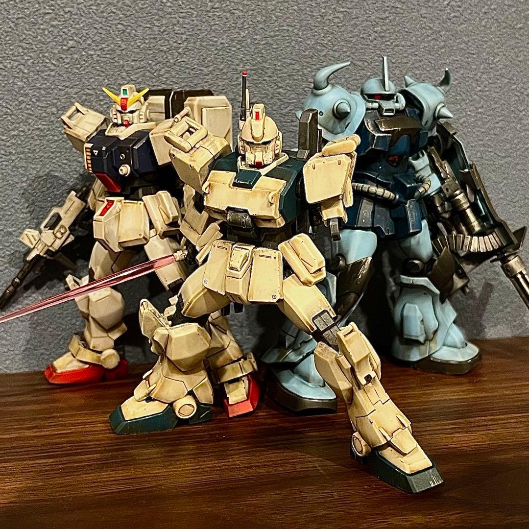 グフカスタム ガンダムEz8 陸戦型ガンダム 08小隊セット完成品 - メルカリ