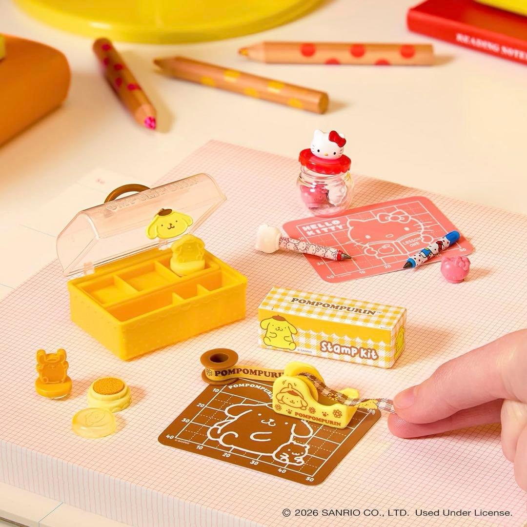 ミニバース ハローキティ＆フレンズ ミニチュア ステーショナリー 全