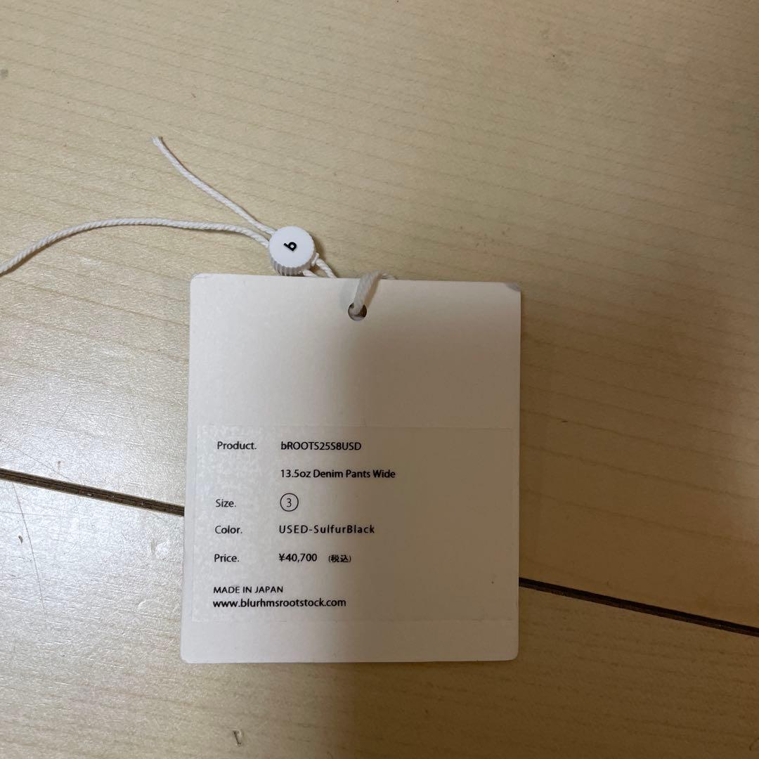 パンツ blurhmsROOTSTOCK 13.5oz Denim Pants Wide