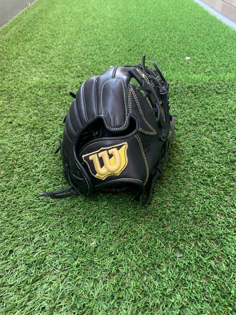 【新品・未使用】Wilson bear ソフトボール・軟式野球グローブ 黒 WILSON BEAR グローブ ソフトボール 女子 黒 Wilson ウィルソンベア