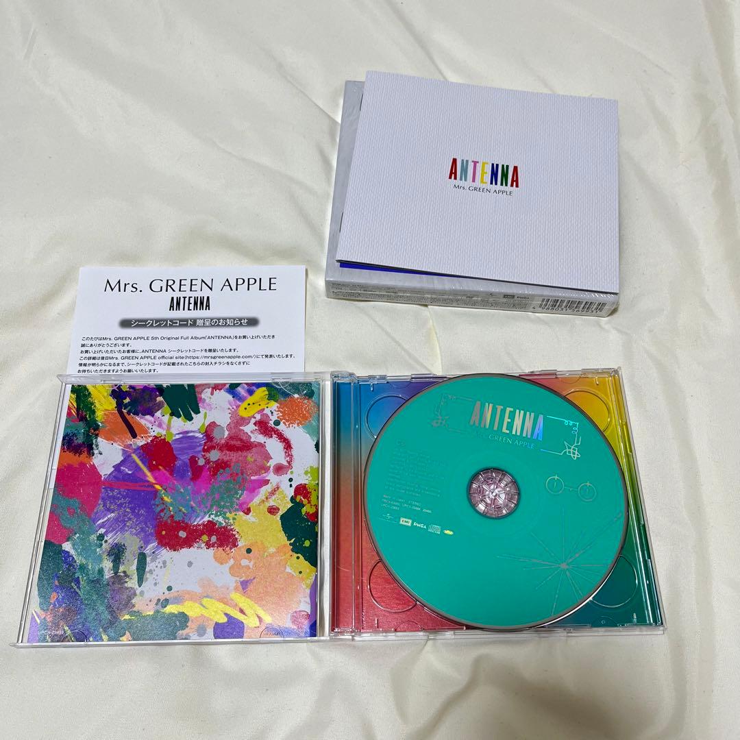 Mrs. GREEN APPLE 「ANTENNA」 初回限定盤CD+DVD - メルカリ