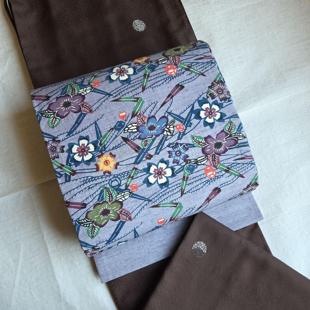 美しい紅碧色 本場琉球紅型 平野晋二郎 名古屋帯 - メルカリ