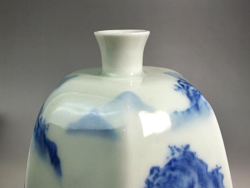 ☆ 平戸焼 染付六角徳利 江戸期 ☆A11 - メルカリ