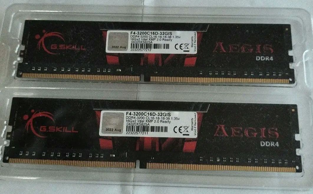 G.Skill Aegis DDR4 32GB (16GB x 2) - メルカリ