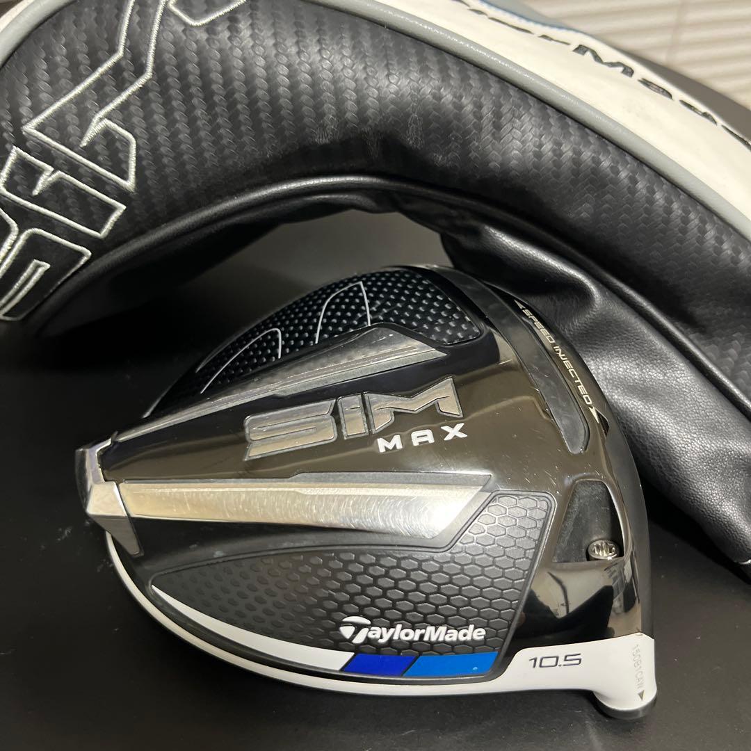 taylormade sim max 10.5° ヘッドのみ ヘッドカバーあり - メルカリ