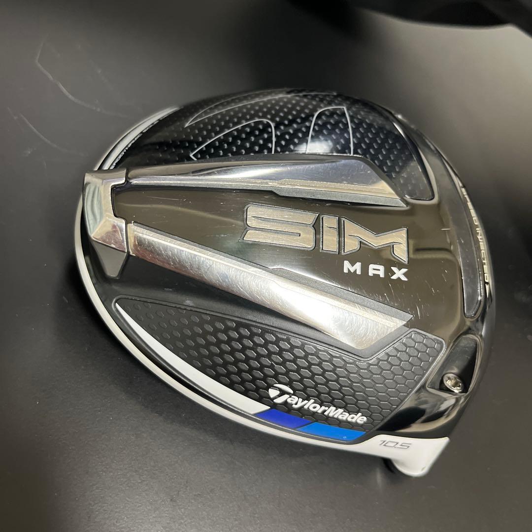 taylormade sim max 10.5° ヘッドのみ ヘッドカバーあり - メルカリ