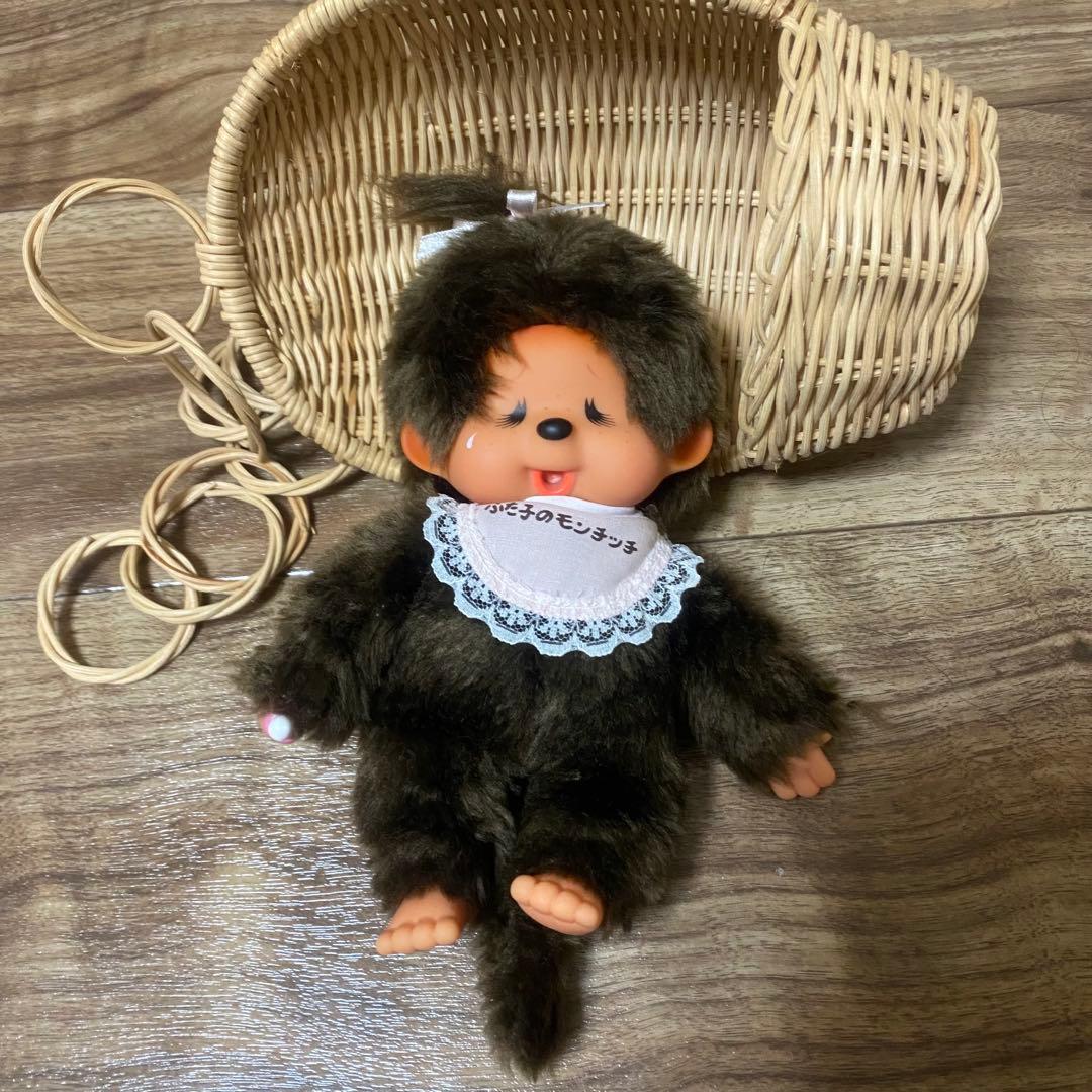 希少 モンチッチ ぬいぐるみ女の子ヴィンテージくたくたシリーズ ふた