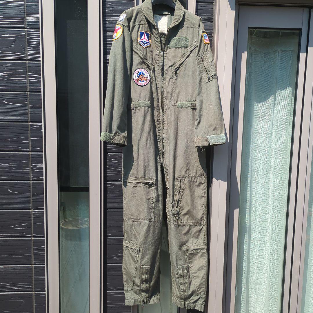 フライトスーツ米軍実物 ワッペン付 薄手ツナギ CWU-27P - メルカリ