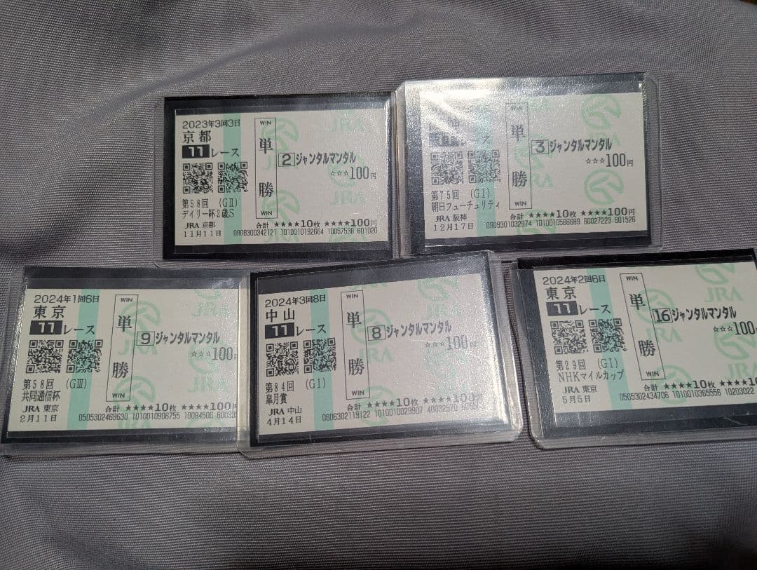 ジャンタルマンタル【最優秀2歳記念品】JANTAR MANTAR 記念品 - メルカリ