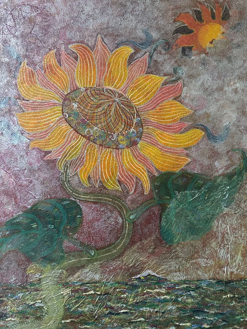 【一点物】大型原画 F30号｜非公開作家｜額装済 kakejiku_ya-9084