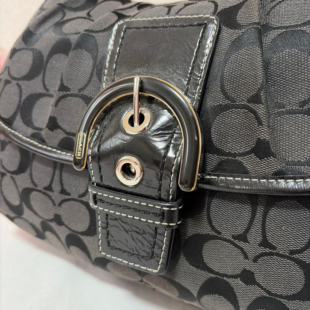 RARE COACH SOHO signature 17093 hand bag - メルカリ