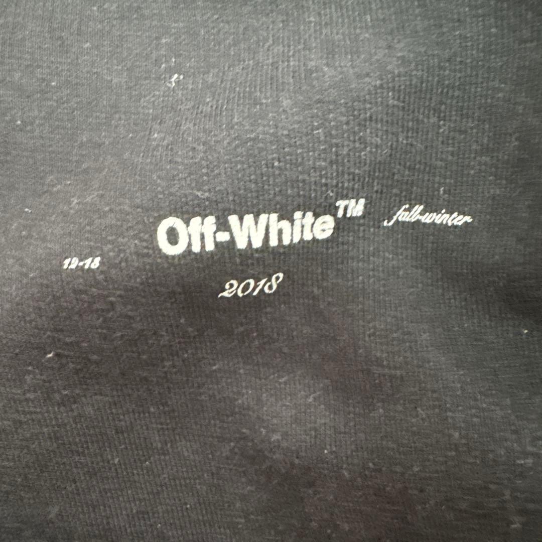OFF-WHITE MAIN LABEL スウェット 黒 2013 - メルカリ