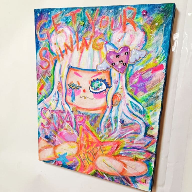 一点物:イラストアート】☆GET YOUR SHINING STAR☆【F6】