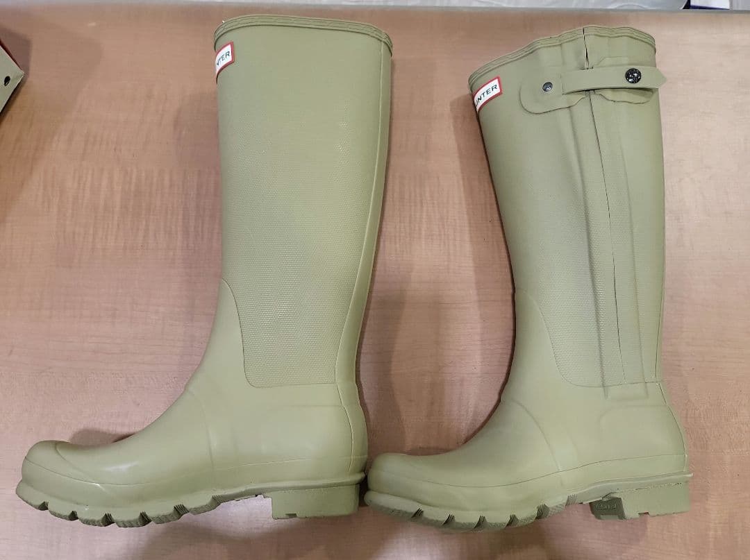 HUNTER 長靴 オリーブグリーン UK 5 日本サイズ24cm 新品未使用 - メルカリ