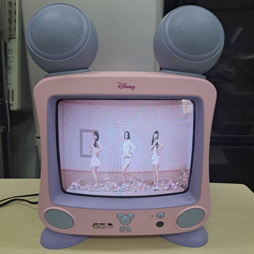 ディズニー 14型 ブラウン管 プリンセステレビ DTV-1400J-P ピンク