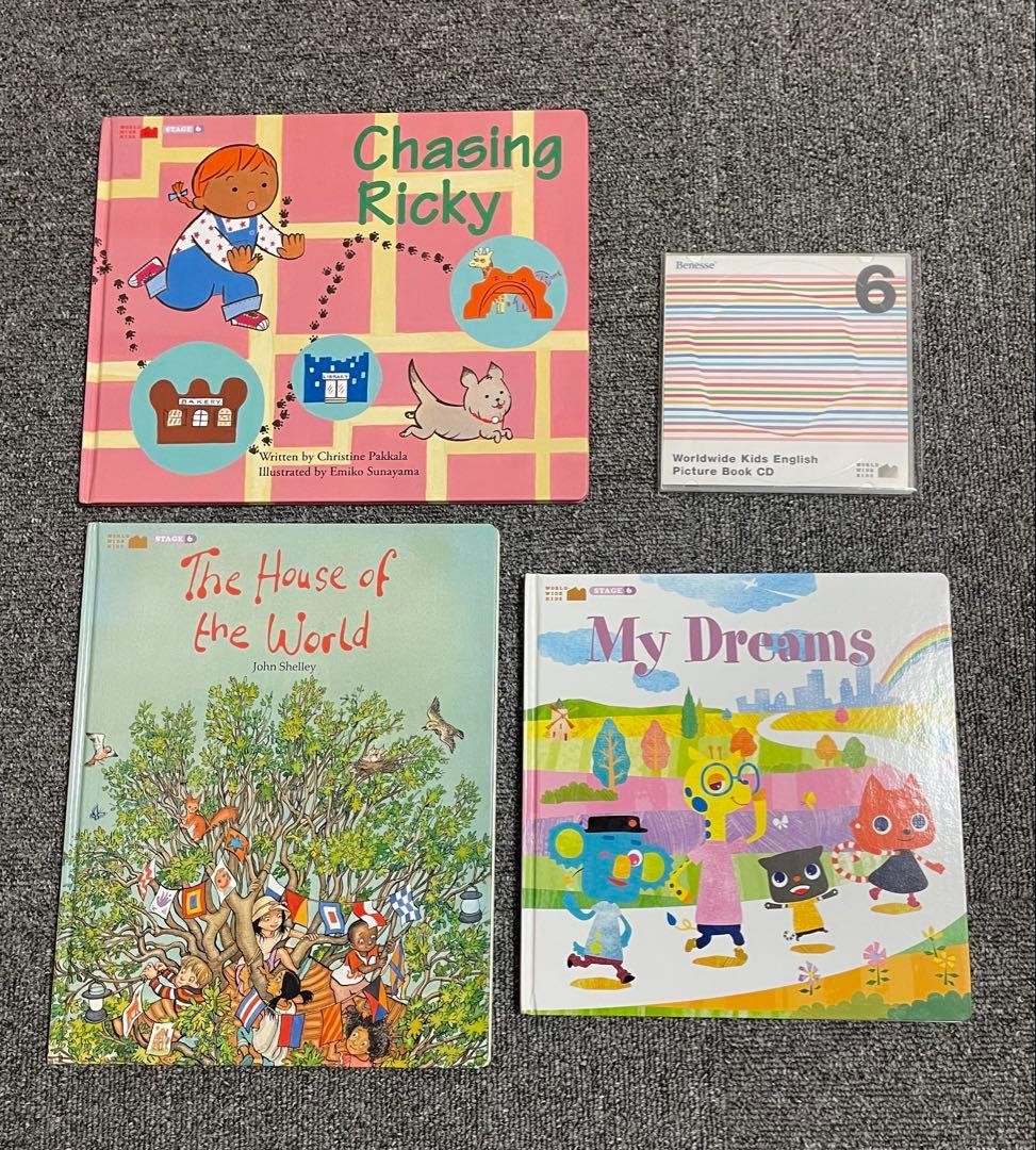 ワールドワイドキッズ ステージ6英語絵本3冊セット CD付 wwk - メルカリ