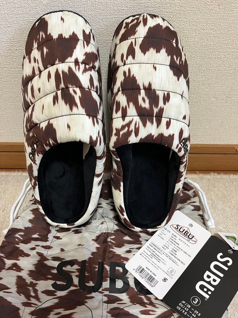 完売品・希少】SUBU ③ カウブラウン COW BROWN スブ サンダル - メルカリ