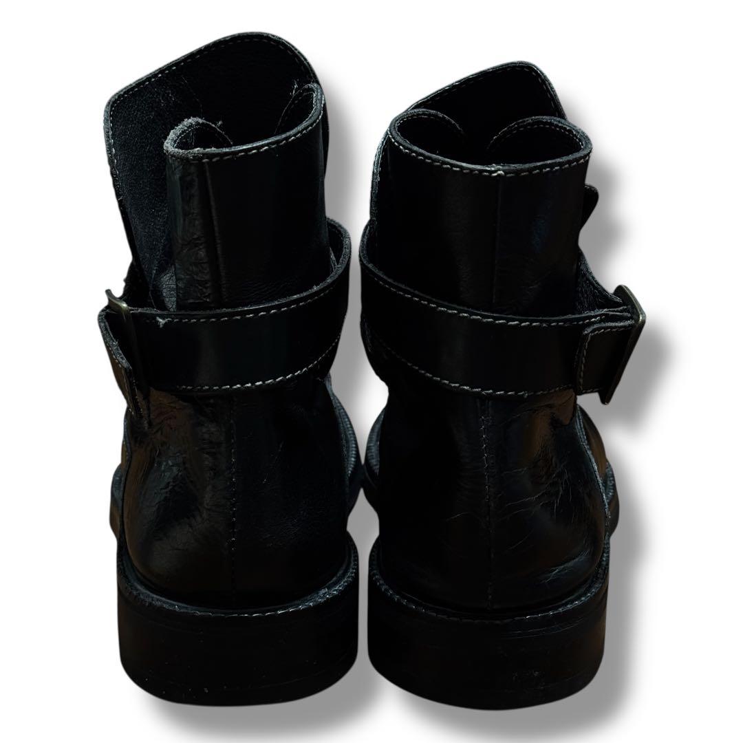 靴 GIORGIO ROMANO Strap Leather Boots 43