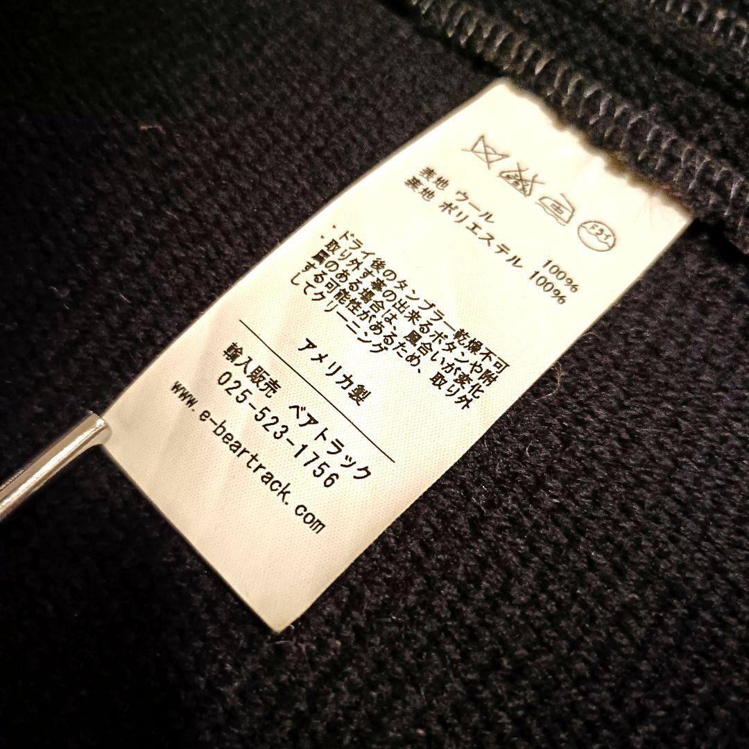 美品 オルテガ 100%ウール ベスト 36サイズ ブラック くるみボタン