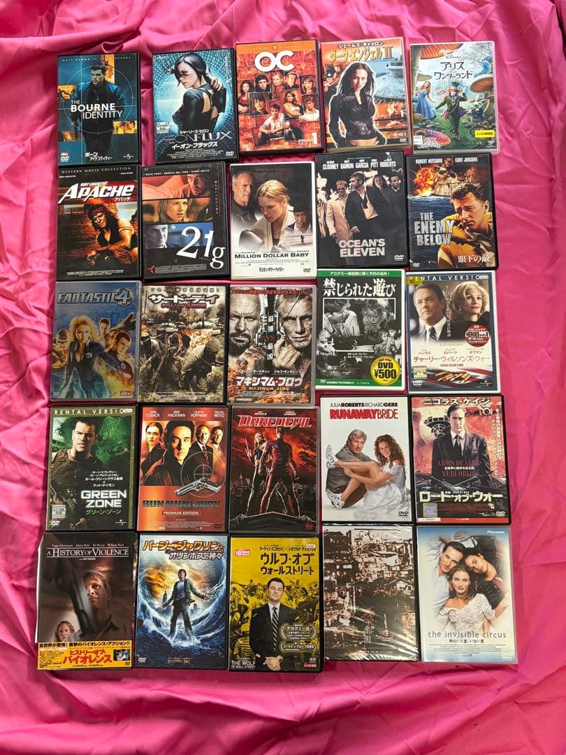洋画 DVD 25枚セット アリスインワンダーランド オーシャンズ11 他