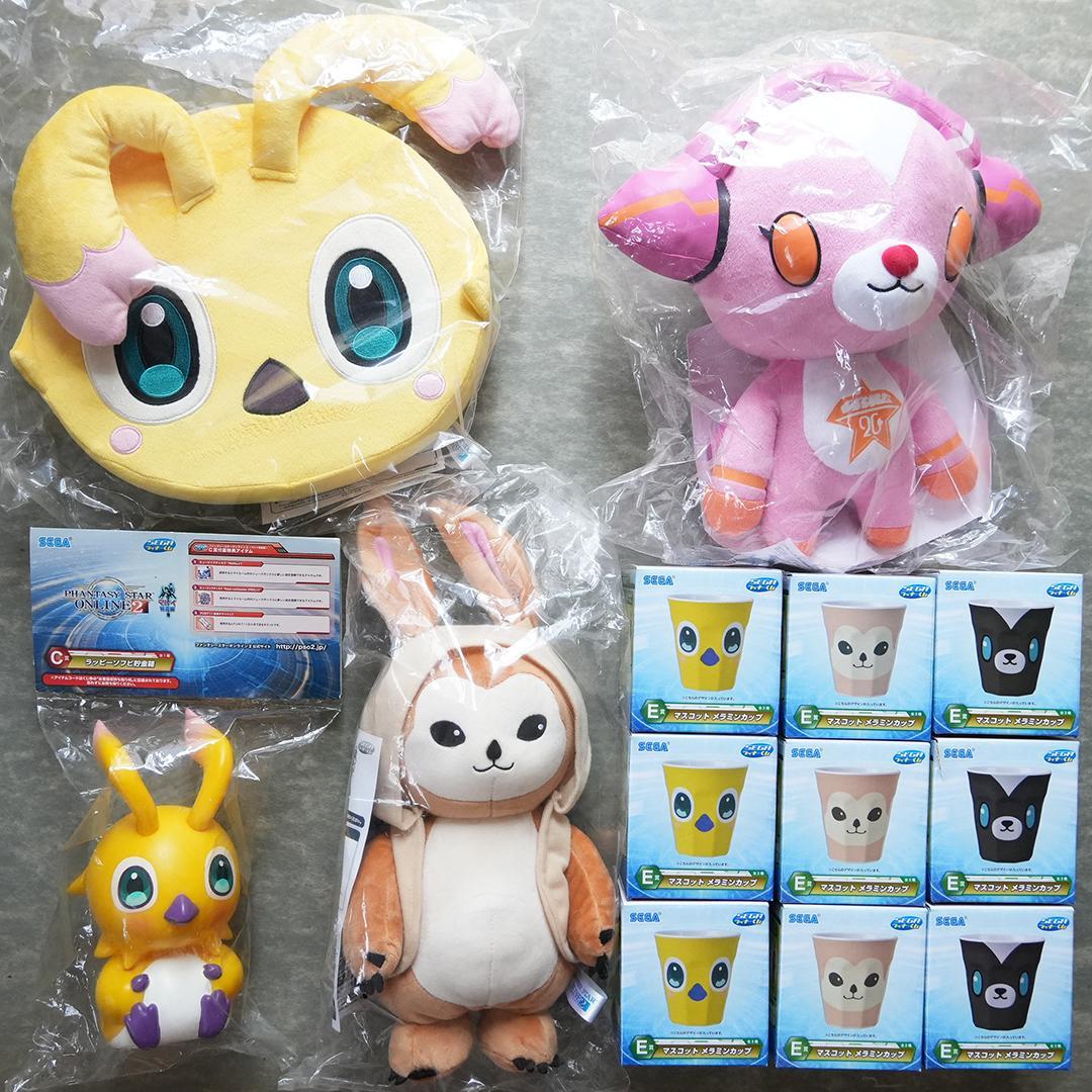 ファンタシースターオンライン　キャラクターグッズ詰合せ ファンタシースターオンライン25周年記念｜ファンタシースターシリーズ