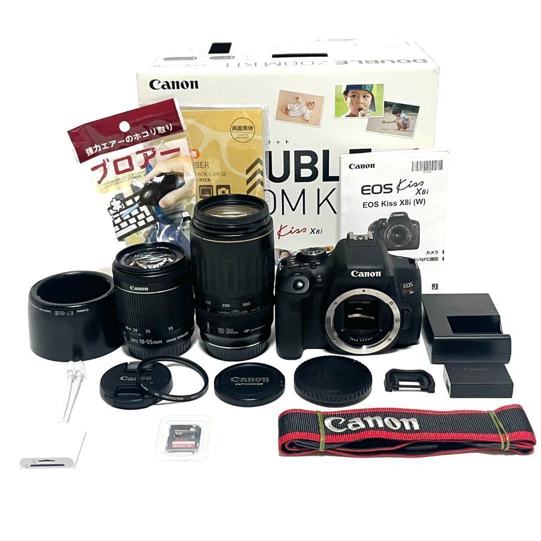 動く被写体を捉える❣️ Canon EOS Kiss X8i Wズームレンズ - メルカリ