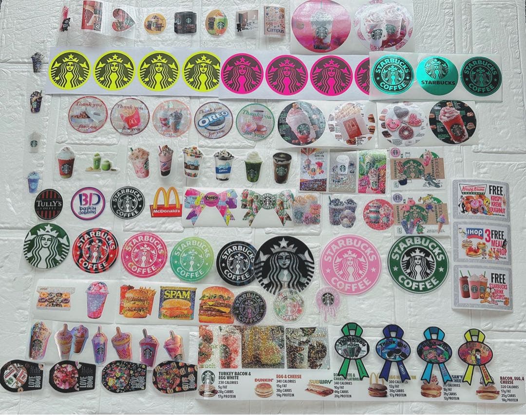 アメキャラおすそ分けファイル&スタバコーヒー系気まぐれ限定1セット