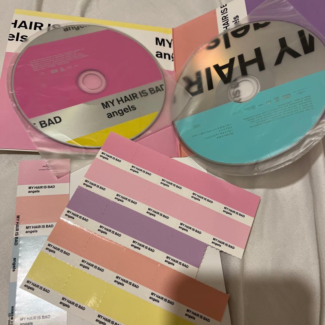 My Hair is Bad 初回限定盤 angels CD＋DVD ステッカー - メルカリ