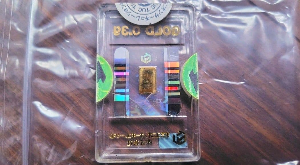 東京ユニオンサーキュレーション　0.3g×1個 インゴット　地金　24K 純金