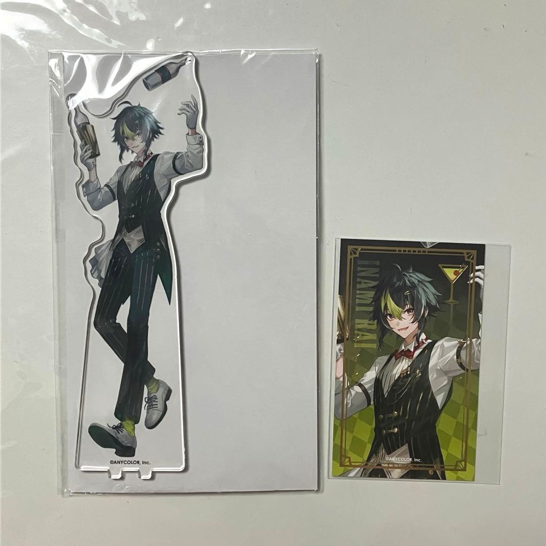 アニメイトカフェ にじさんじ HEROIC BAR アクスタ カード 伊波ライ