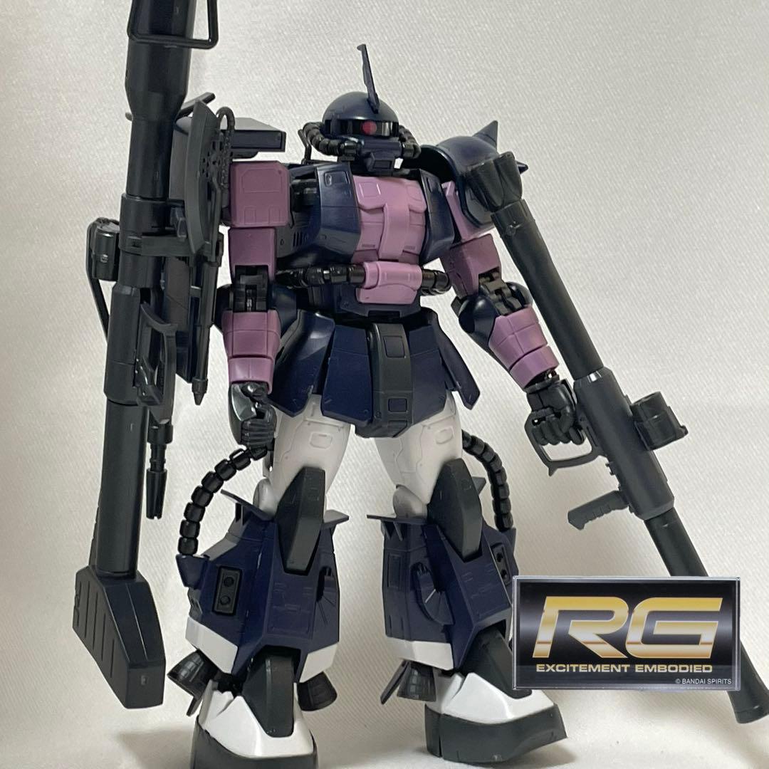 RG 黒い三連星専用ザクII ガンプラ 完成品ジャンク品 - メルカリ
