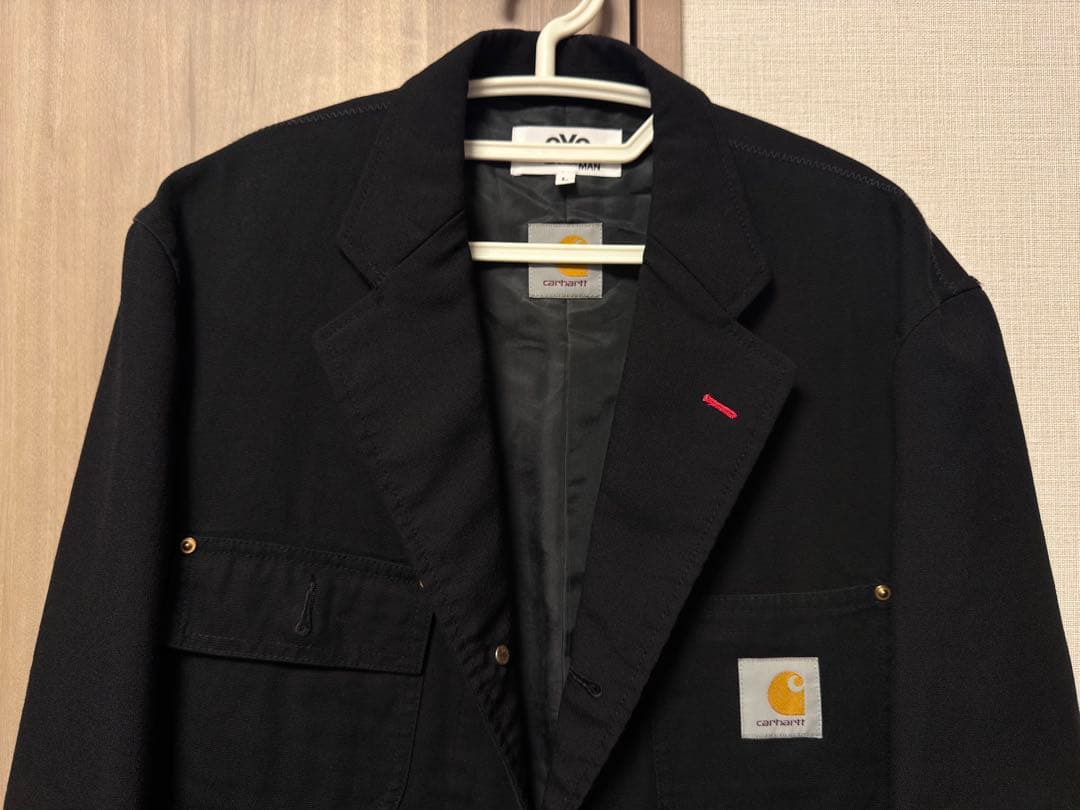 コムデギャルソン カーハート コラボ パッチワークジャケット 18ss