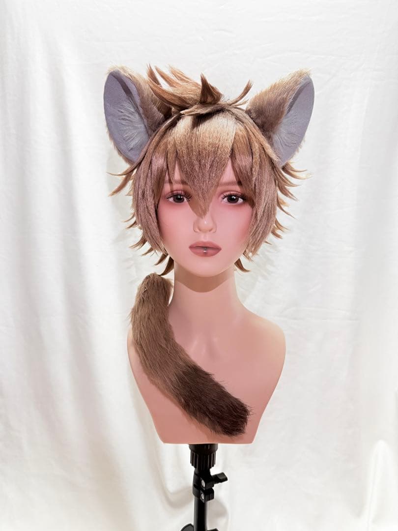 ラギー・ブッチ ウィッグ コスプレ ツイステ つけ耳 尻尾 ㉙ - メルカリ