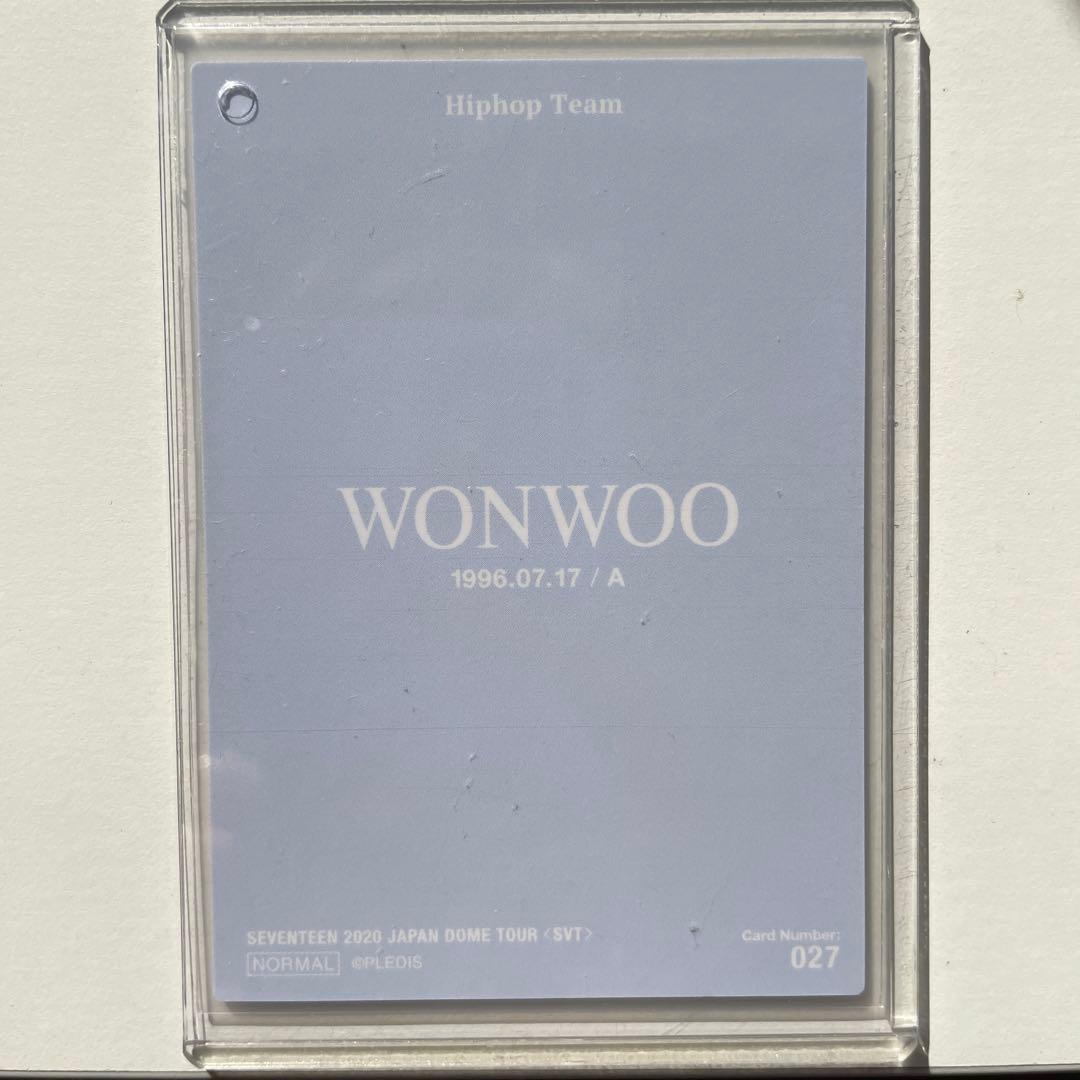 ウォヌ サイン入りトレカ - メルカリ