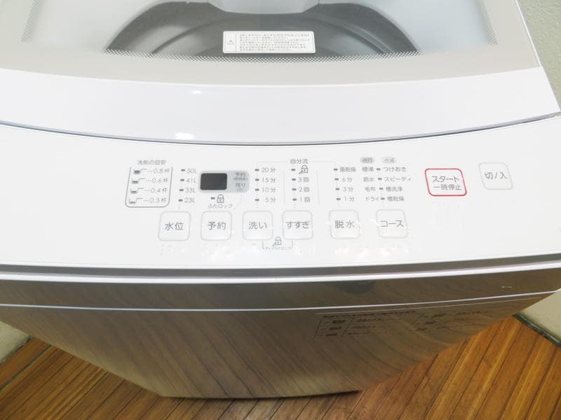 ニトリ 全自動洗濯機 6.0kg 2022年製 シンプル＆フルオート HS05
