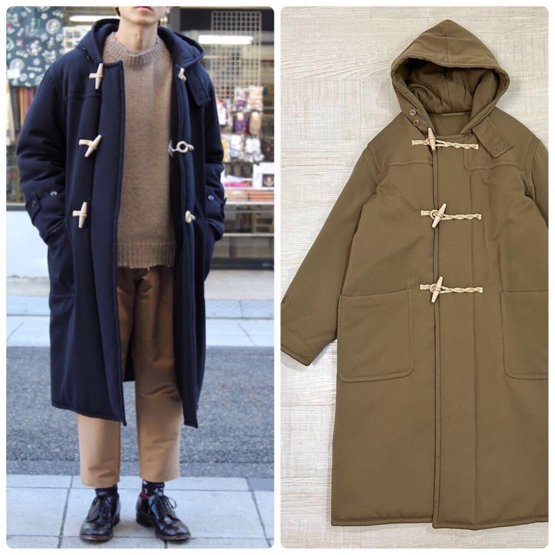 17aw 名作 コモリ ウール 中綿 ダッフル コート キャメル サイズ 1
