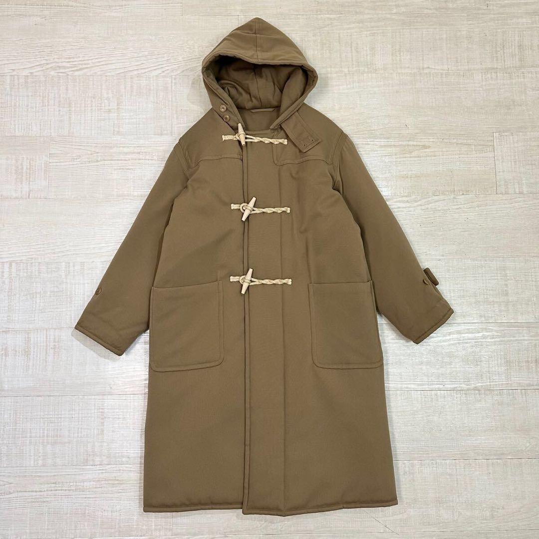 17aw 名作 コモリ ウール 中綿 ダッフル コート キャメル サイズ 1