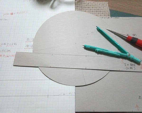 【パッチワークキルト】 アップリケ&刺繍丸底バッグ 《ピクニック》残1点