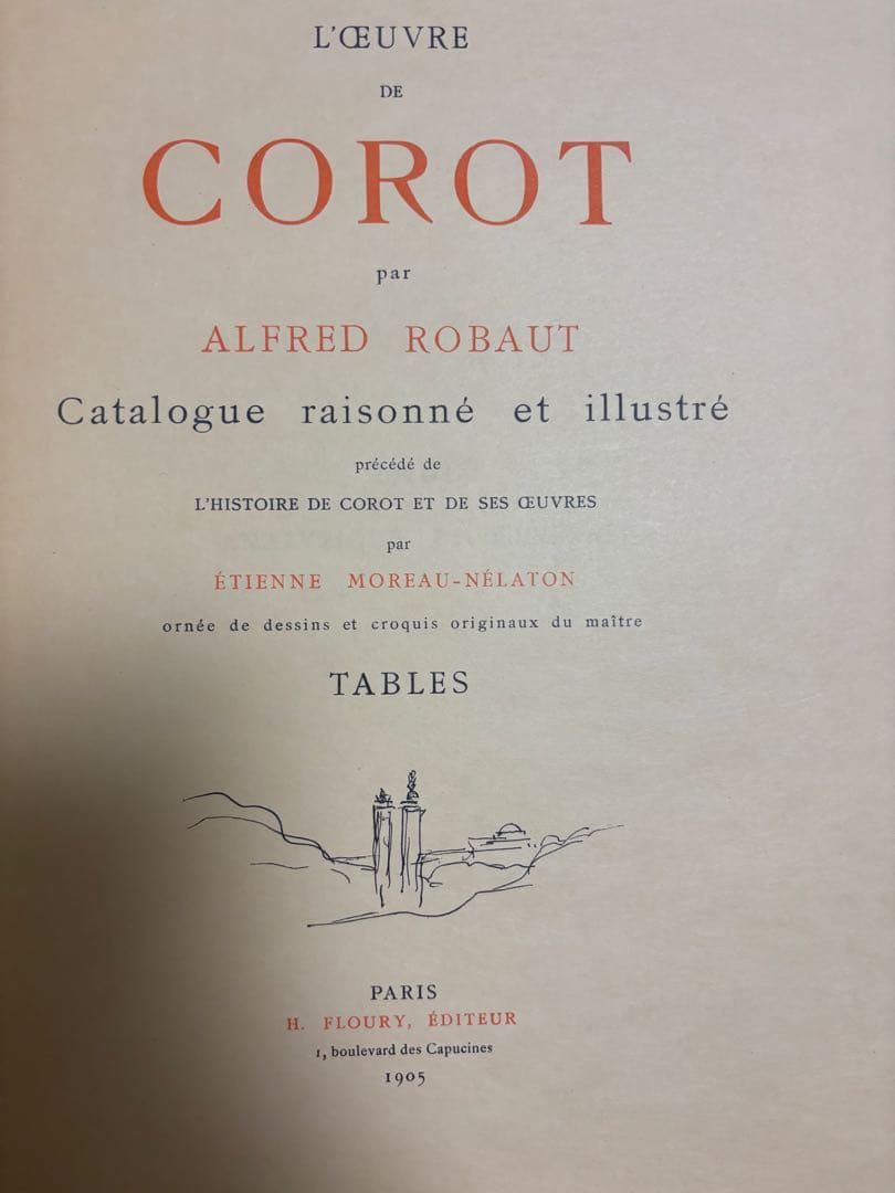 L'OEUVRE DE COROT カミーユ・コロー カタログ・レゾネ - メルカリ