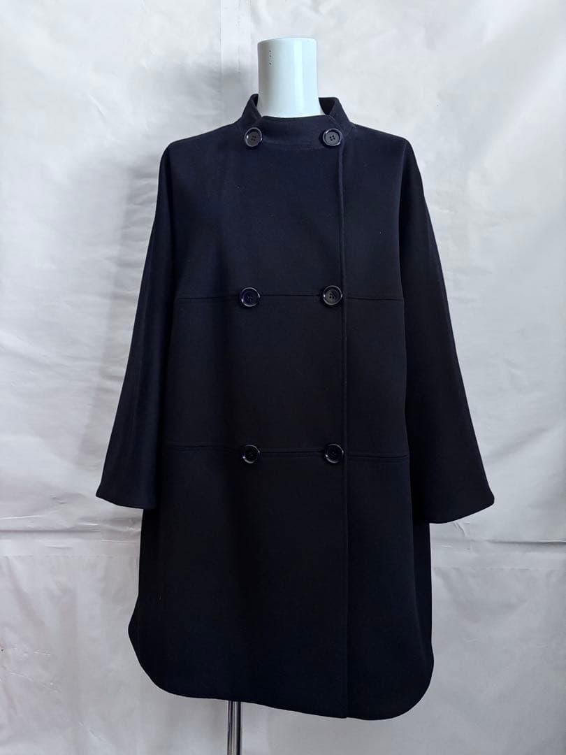 アスペジ ロロピアーナ ドルマンスリーブ ポンチョピーコート Aライン