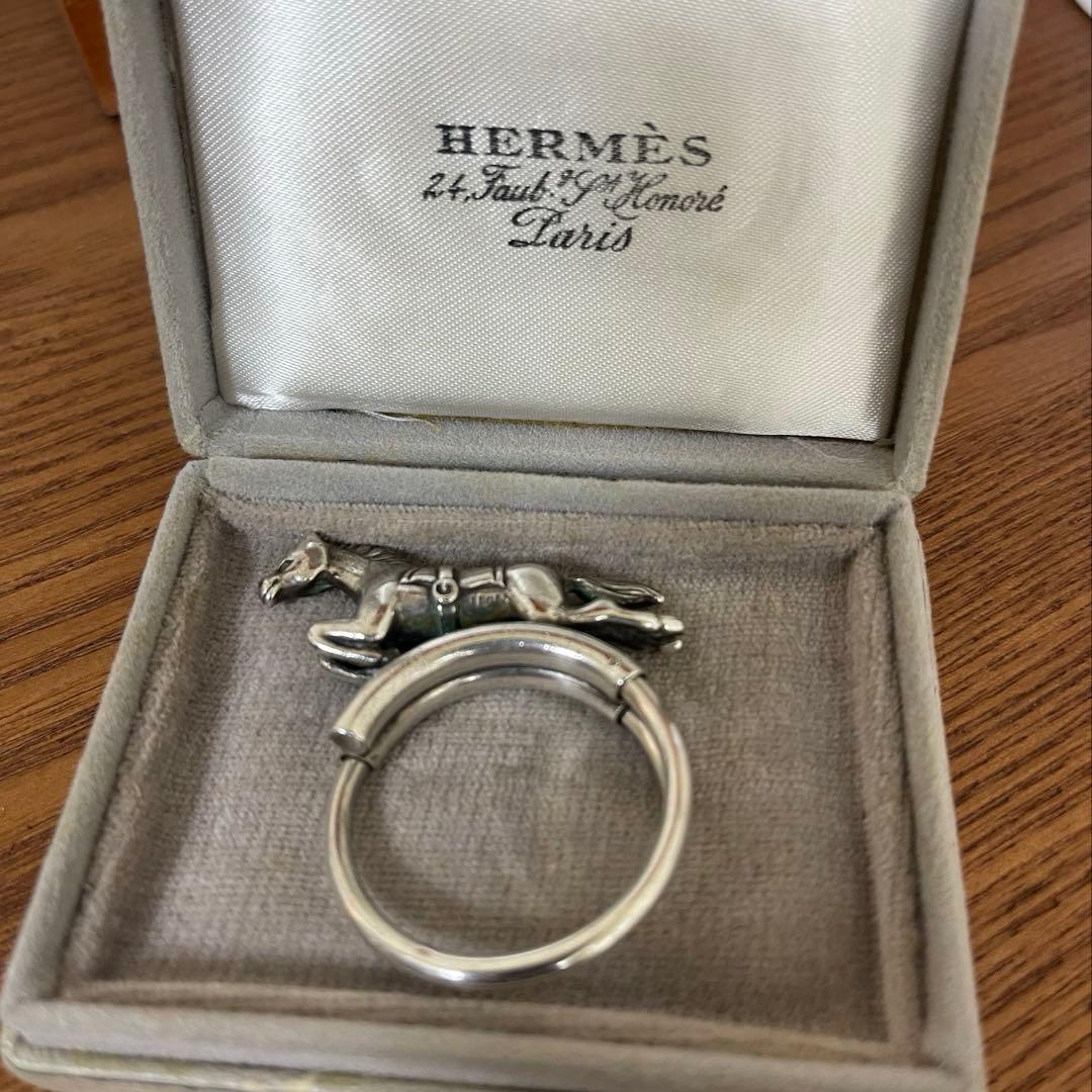 HERMES ホース シュヴァル キーリング シルバー 馬 Vintage - メルカリ