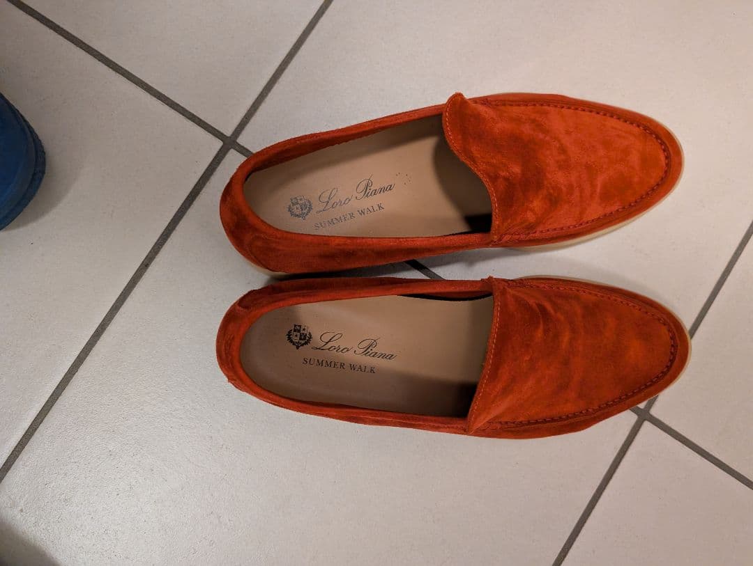ロロピアーナ 43 summer walk モカシン スリッポン - メルカリ